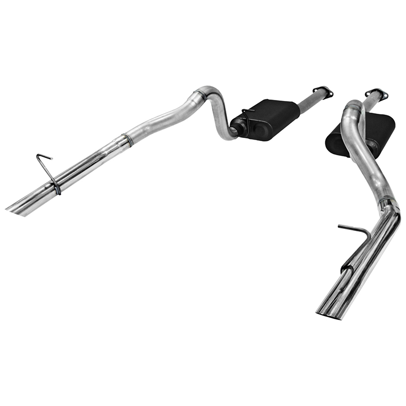 Flowmaster American Thunder Stainless Exhaust System, 86-93 Mustang LX/86 FT 5.0L V8