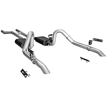 Flowmaster American Thunder Stainless Exhaust System, '67-'70 Mustang V8
