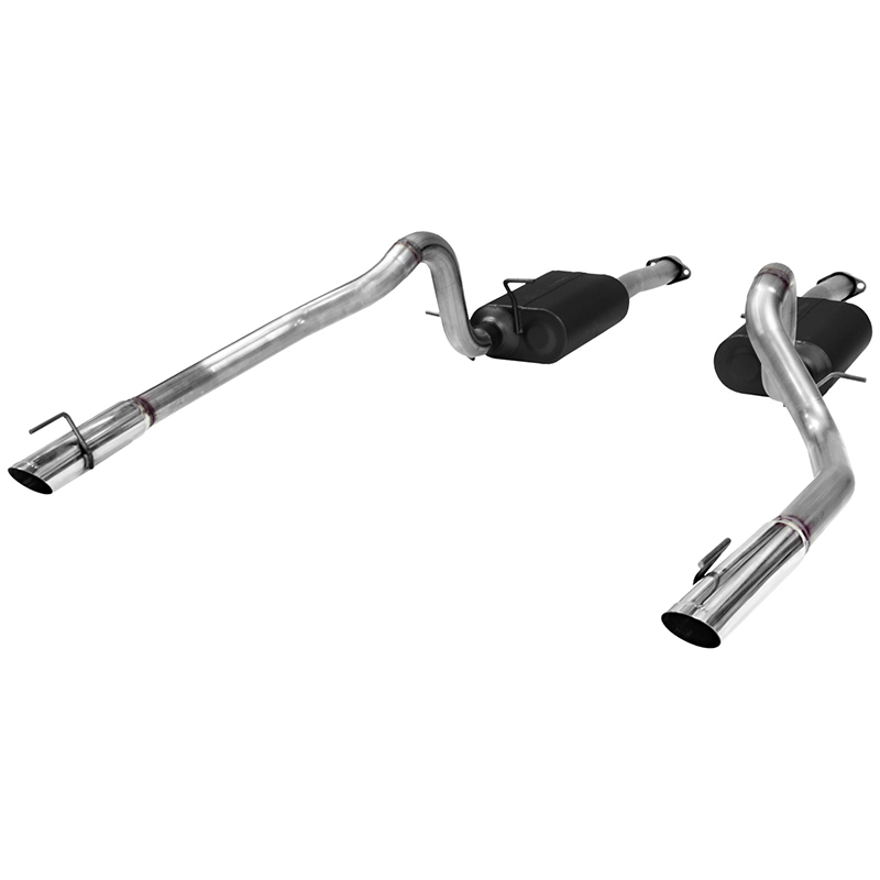 Flowmaster American Thunder Stainless Exhaust System, 99-04 Mustang 4.6L V8 SOHC