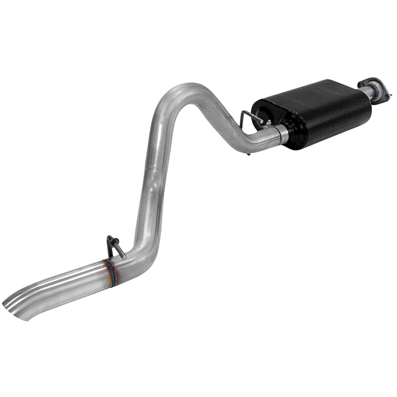 Flowmaster Force II Stainless Exhaust System, 00-06 Jeep Wranger TJ 4.0L L6