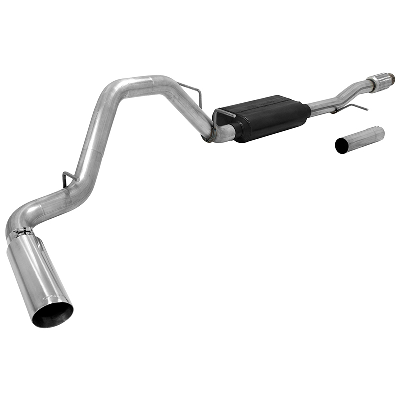 Flowmaster, Force II Exhaust System, Silverado/Sierra 1500 14-18 4.8L/5.3L V8, Outlet Side Exit