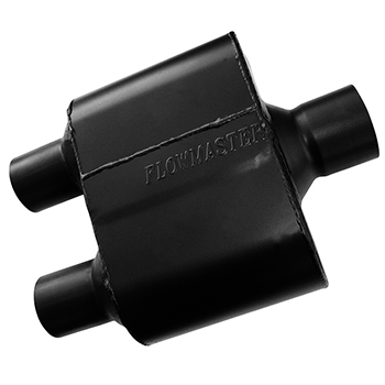 Flowmaster Super 10 Series Delta Flow Muffler, 409S Stainless Steel, 2.50