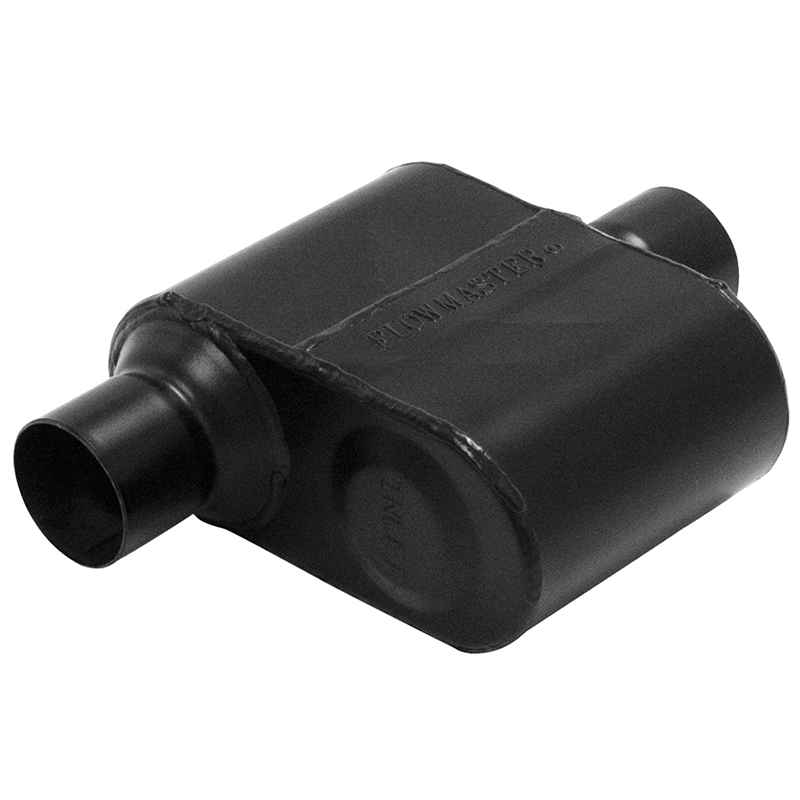 Flowmaster, Super 10 Series Delta Flow Muffler, 409S Stainless Steel, 2.50