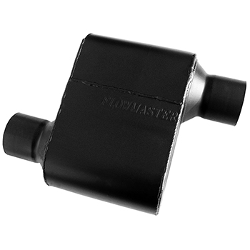 Flowmaster Super 10 Series Delta Flow Muffler, 409S Stainless Steel, 2.50