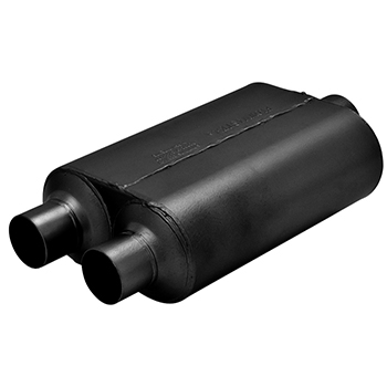 Flowmaster Super 40 Series Delta Flow Muffler, 409S Stainless Steel, 3.00