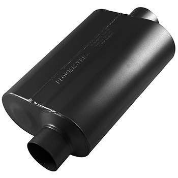 Flowmaster Super 40 Series Delta Flow Muffler, 409S Stainless Steel, 3.00