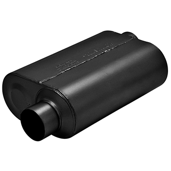 Flowmaster Super 40 Series Delta Flow Muffler, 409S Stainless Steel, 3.00