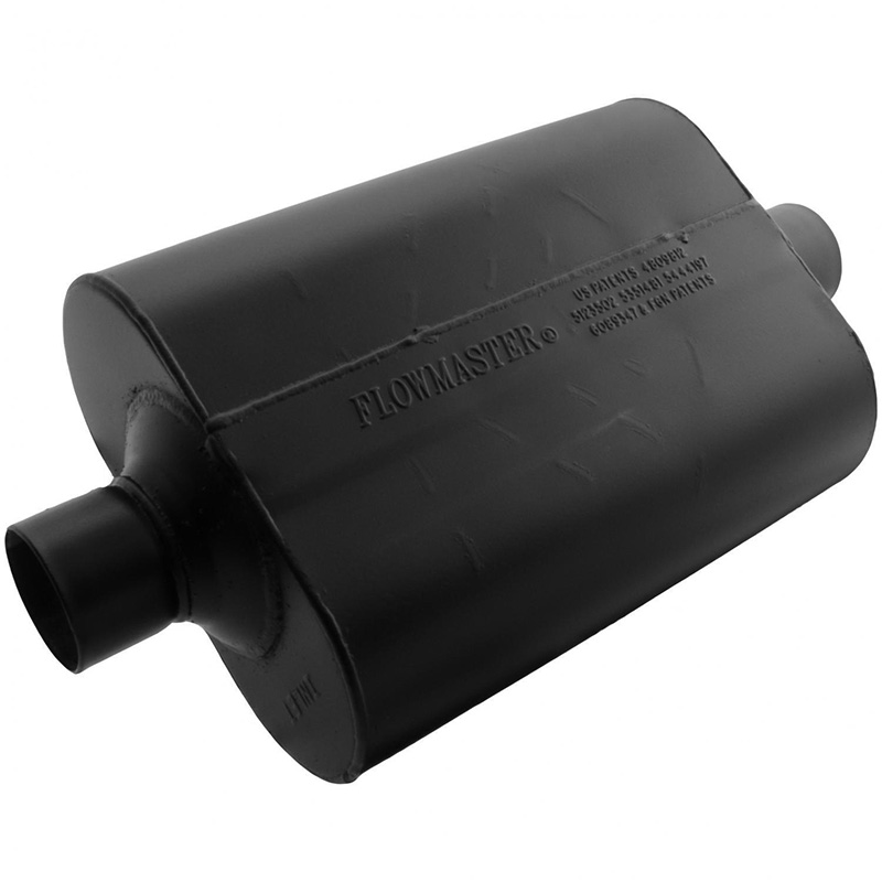 Flowmaster Super 40 Series Delta Flow Muffler, Aluminized Steel, 2.50