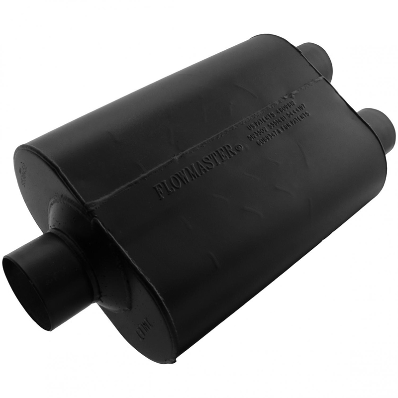 Flowmaster Super 40 Series Delta Flow Muffler, Aluminized Steel, 3.00