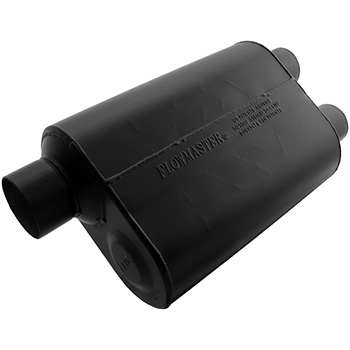 Flowmaster Super 40 Series Delta Flow Muffler, Aluminized Steel, 3.00