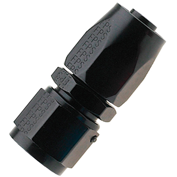 Fragola Pro-Flow Straight Swivel Hose End, -4 AN, Black