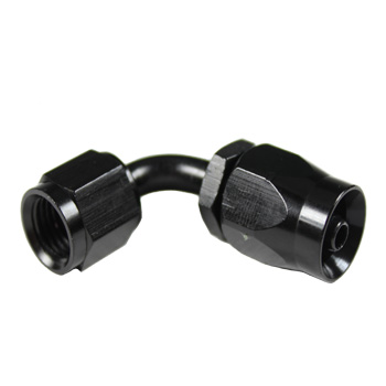 Fragola Pro-Flow 90 Degree Swivel Hose End, -4 AN, Black