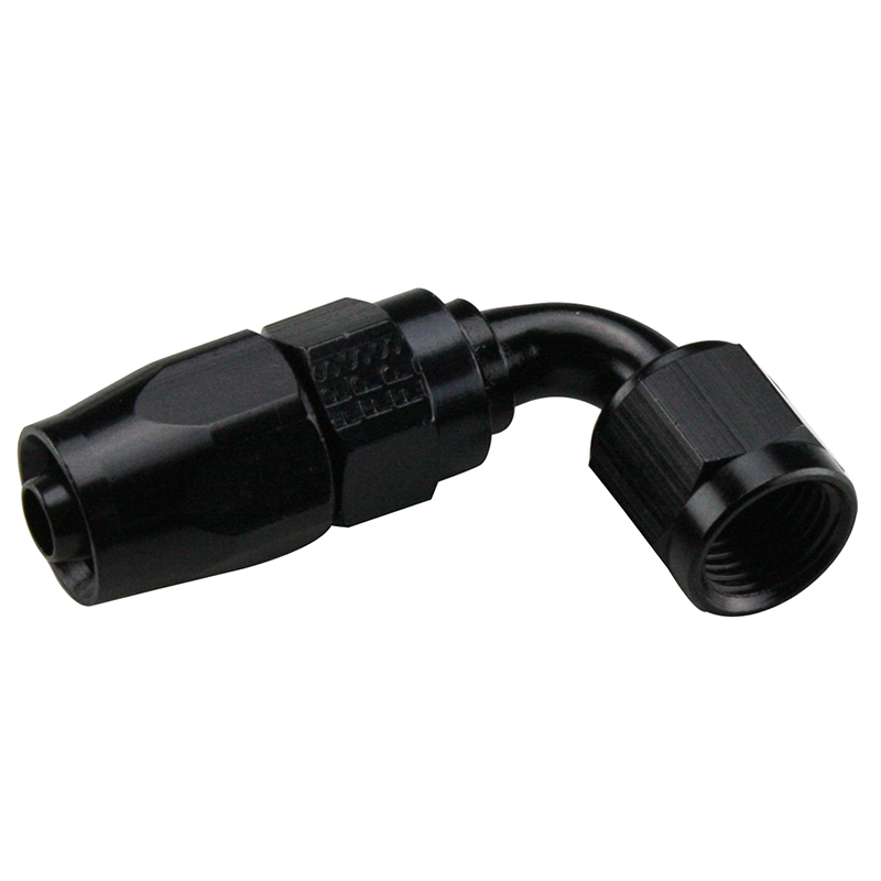 Fragola Pro-Flow 90 Degree Swivel Hose End, -6 AN, Black