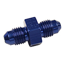 Fragola Coupler Fitting, -3 AN to -3 AN, Blue