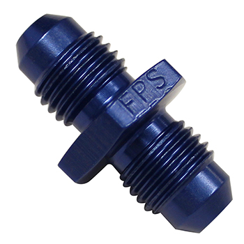 Fragola Coupler Fitting, -4 AN to -4 AN, Blue