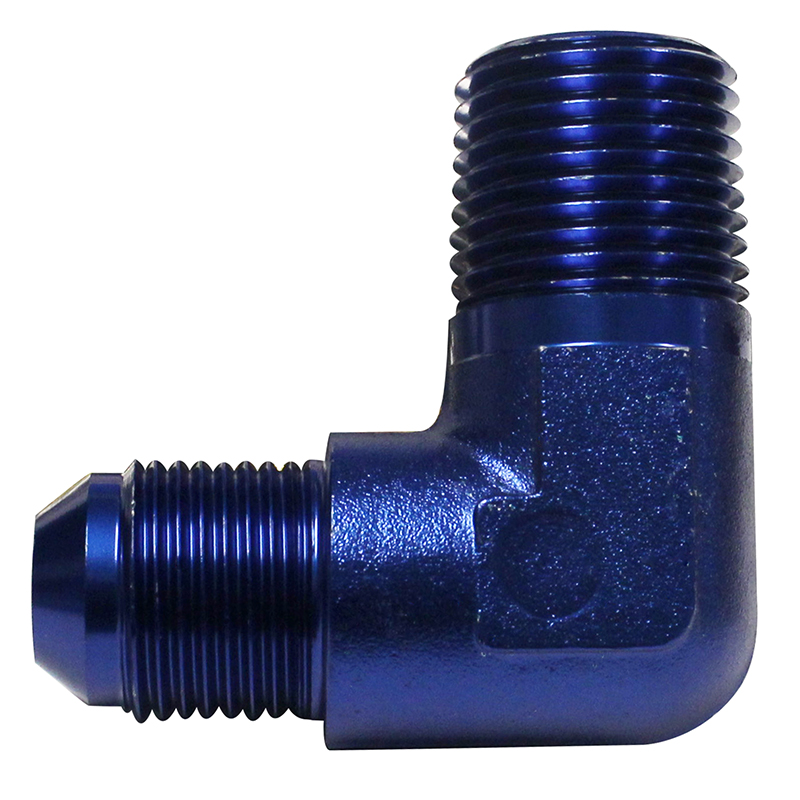 Fragola 90 Degree Male to Pipe Fitting, -8 AN to 1/2
