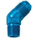 Fragola 45 Degree Male to Pipe Fitting, 4AN to 1/8