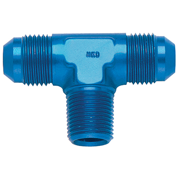 Fragola Male Branch Tee, -8 AN to -8 AN to 3/8