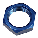 Fragola Bulkhead Nut, -10 AN, Blue