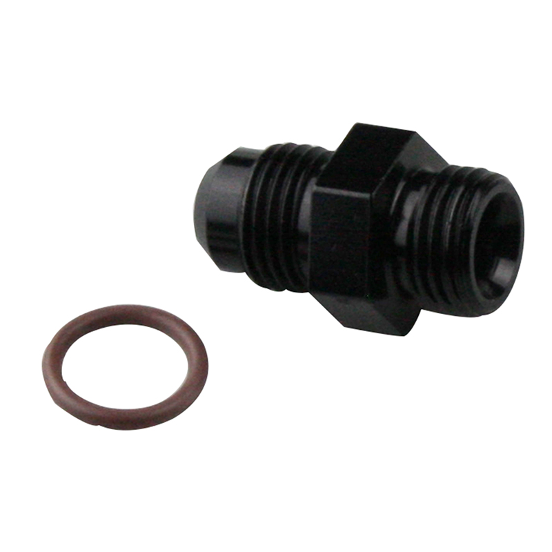 Fragola Radius AN Port Adapter, -6 ORB to -6 AN, Black