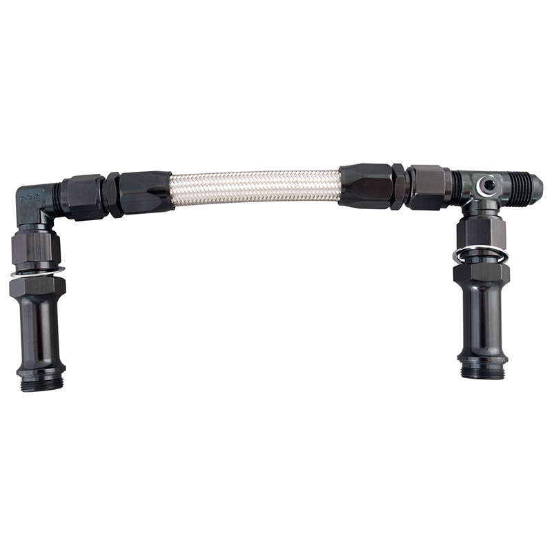 Fragola Premium Fuel Line Kit, Holley 4150, -8 x 7/8