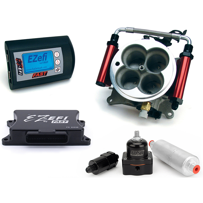 FAST, EZ-EFI Self-Tuning Fuel Injection System, Up to 650HP, Master Kit w/ In-Tank Fuel Pump