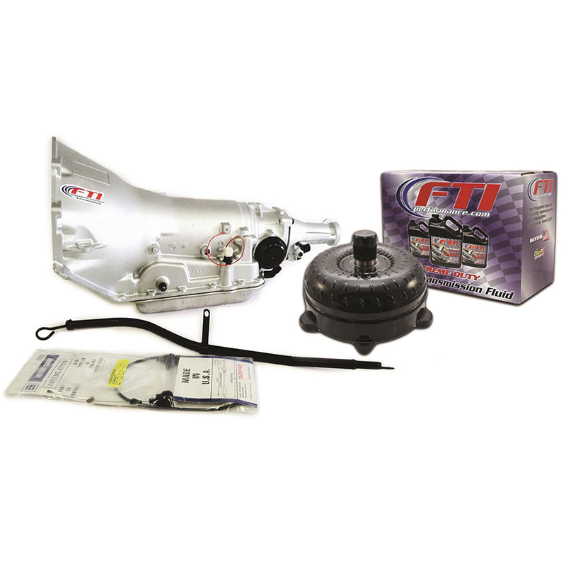 FTI Performance, Level 3 700R4 Street/Strip Transmission, 600HP, 3200 Stall Converter, Edelbrock Corrector, Sold as Kit