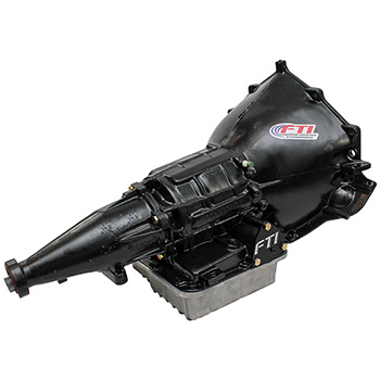 FTI, Pro Series Powerglide Transmission, Level 3, Race Prepped Stock Case, 1000HP, Bracket Style Brake, Std. Length