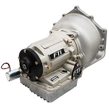 FTI, Pro Series Powerglide Transmission, Level 4, SFI Aftermarket Case, 1100HP, Bracket Style Brake, Shorty