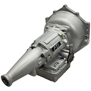 FTI, Pro Series Powerglide Transmission, Level 5, SFI Aftermarket Case, 1500 HP, Pro Style Brake, Std. Length