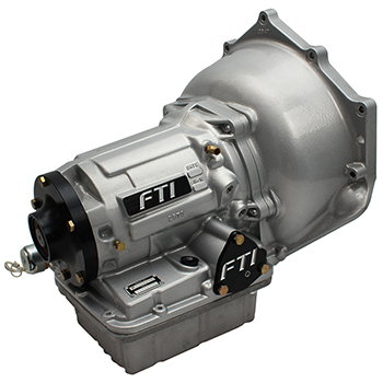 FTI, Pro Series Powerglide Transmission, Level 5, SFI Aftermarket Case, 1500HP, Pro Style Brake, Shorty