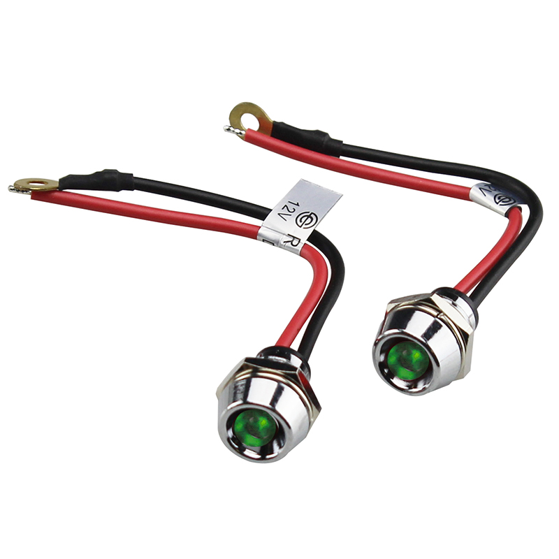 Fastronix, LED Indicators, Green, Package of 2