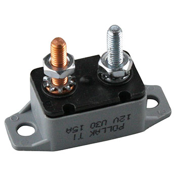 Fastronix, Auto Reset Circuit Breaker, 15 Amp, Each