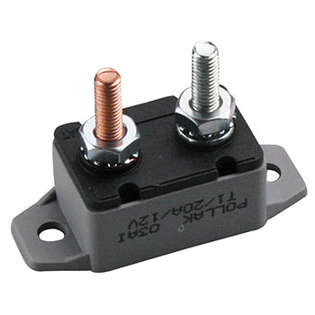 Fastronix, Auto Reset Circuit Breaker, 20 Amp, Each