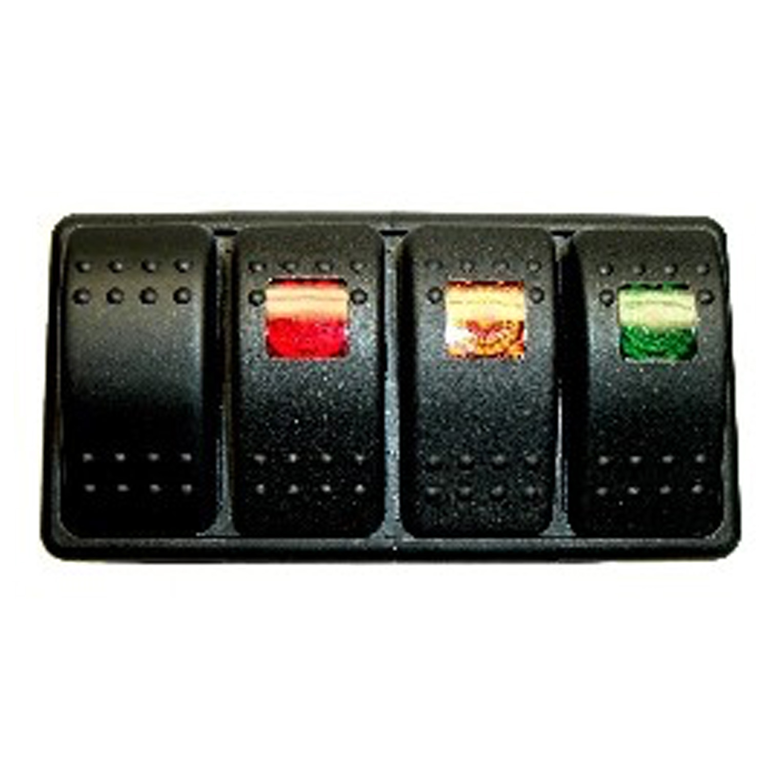 Fastronix, 4 Switch Panel, 12V, 20A, 3 Color