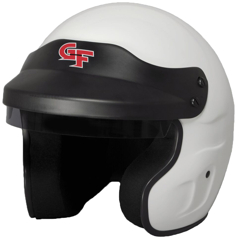 G-Force, GF1 Open Face X-Large White SA2020 Helmet