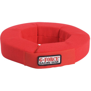G-Force Racing Gear, SFI Helmet Support, Large, Red