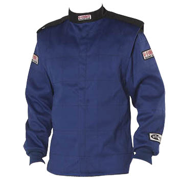 G-Force Racing Gear GF 125 Series SFI 3.2A/1 Single Layer Driving Jacket, 4X-Large, Blue