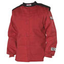 G-Force Racing GF 125 Series SFI 3.2A/1 Single Layer Driving Jacket, X-Large, Red