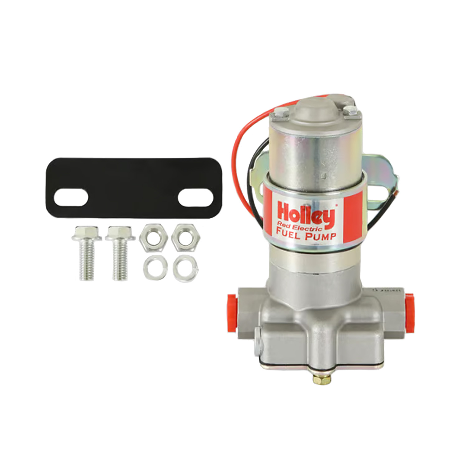Holley, Fuel Pump, Electric, Rotor/Vane, Red Logo