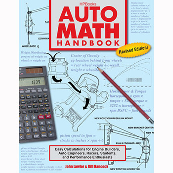 HPBooks, Auto Math Handbook, Sold as Each
