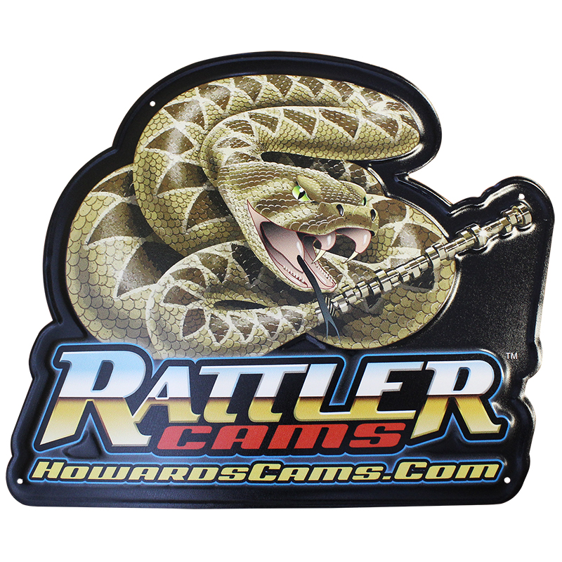 Howards Cams, Rattler Metal Sign