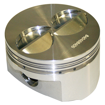 Howards Cams, ProMax 2618 Forged Pistons, Chev SB, Flat Top (4VR), 4.040