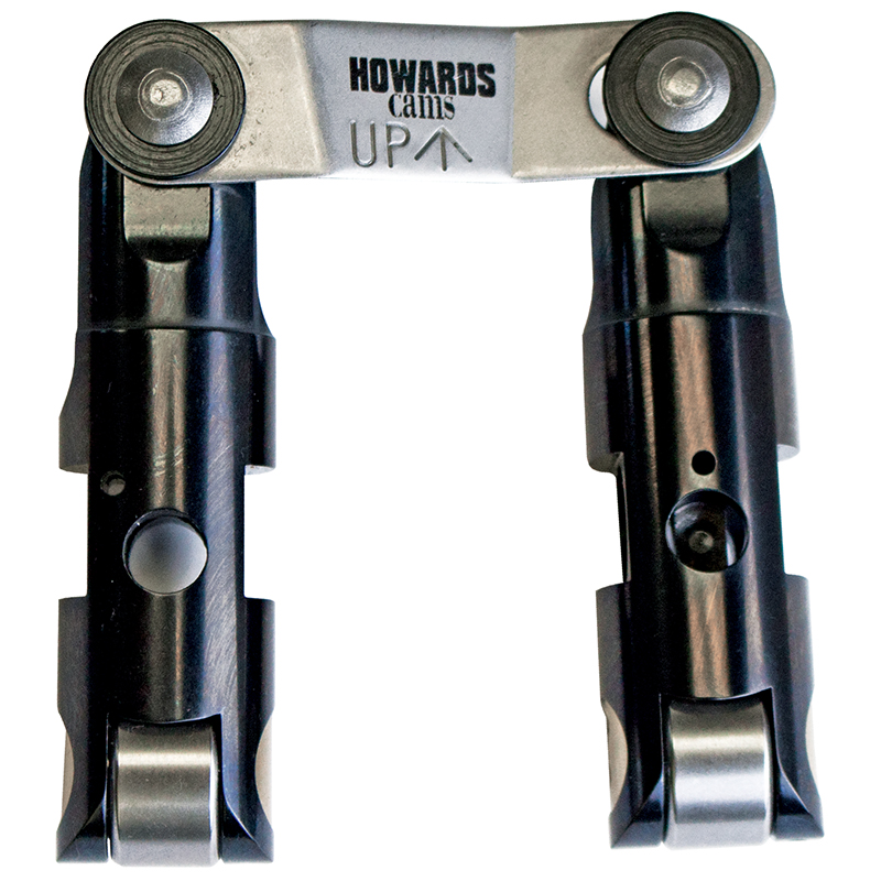 Howards Cams Black Venom Mechanical Roller Lifters, Direct Lube Bushed Roller for Ultra Extreme Applications
