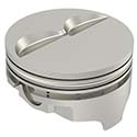 Icon, Aluminum Pistons, Chev SB 350, Flat Top, 4.000