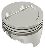 Icon, 2618 Forged Pistons, Chev SB 383, Inv. Dome Top, 4.000