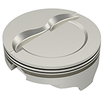 Icon, 2618 Forged Pistons, Chev SB 434, Inv. Dome Top, 4.125