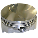 Icon, 2618 Forged Pistons, Ford 520/545, Flat Top, 4.390