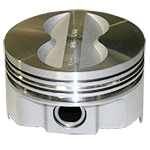 Icon Pistons, Aluminum Pistons, Chev SB 350, Flat Top, 4.060