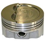 Icon FHR Series (Forged Head Relief) Forged Pistons,Dish Top, 4.165